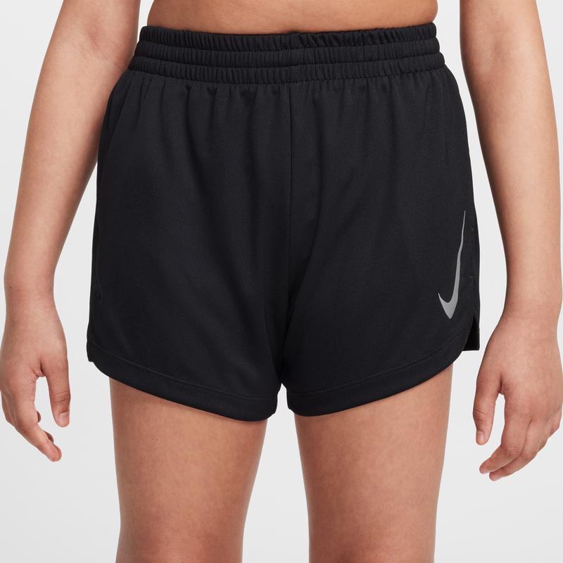 Nike Dri-Fit Multi Quick-Dry Sports Casual Comfortable Skin-Friendly Shorts Kids Shorts Black Silver HJ3787-010
