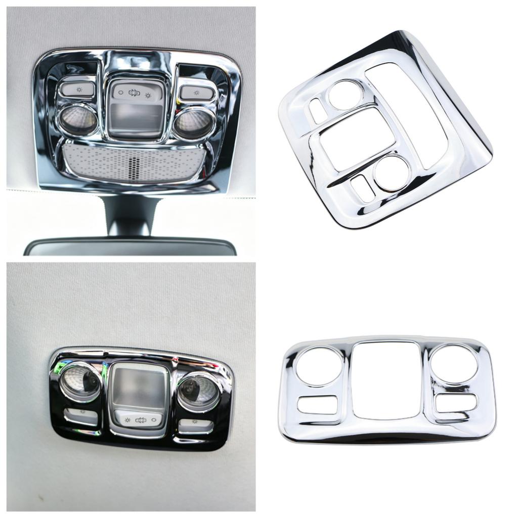 Car Dome Light Trim Frame for Peugeot 2008 2014 - 2018 Interior Roof Reading Light Bezel Cover Decorative Accessories