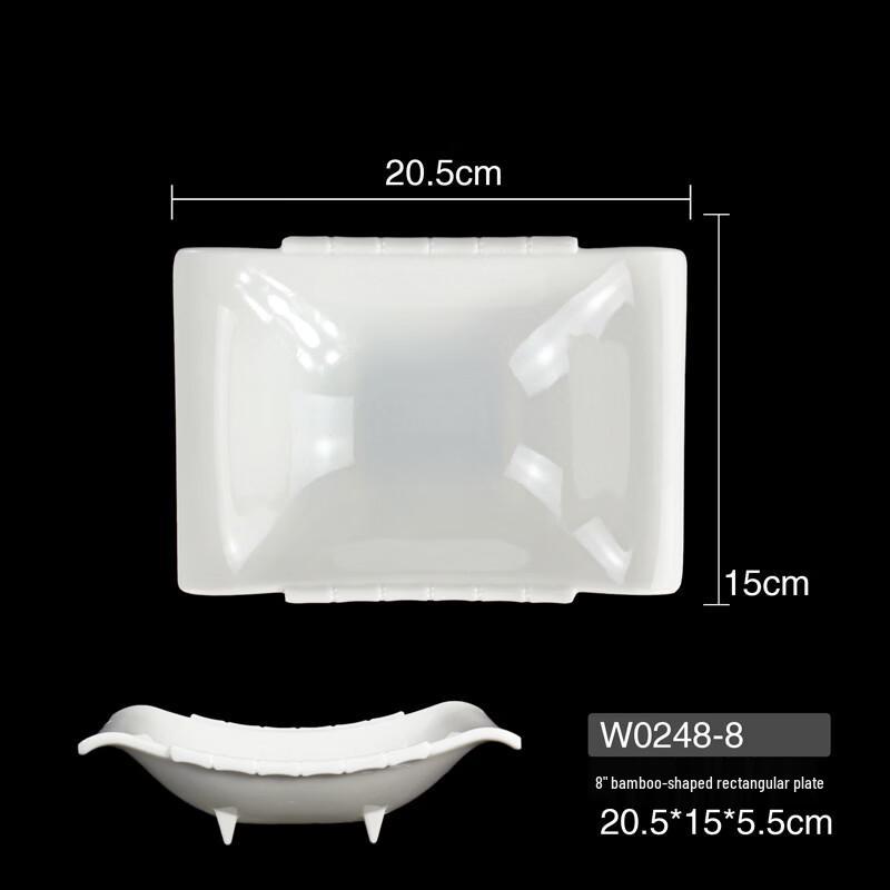 Melamine Multi-Compartment Dumpling Plate