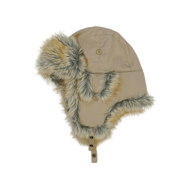 

[U Jack] pilot cap russian hat Cold protection With earmuffs winter fur lining skiing outdoor unisex cap russian hat