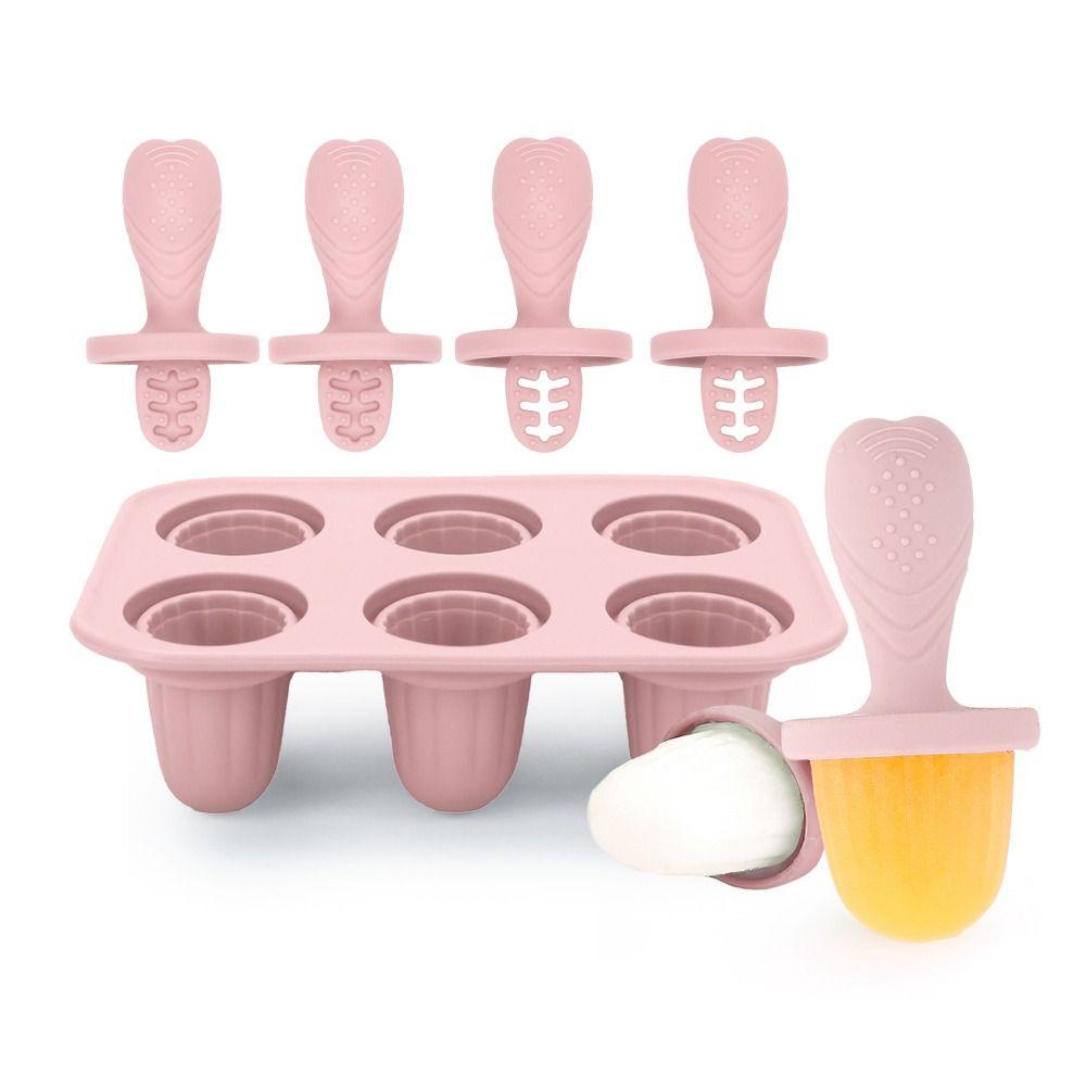 Stampi per ghiaccioli al latte materno senza BPA Stampo per ghiaccioli per alimenti Giocattoli premium con bastoncino da masticare Sollievo per la dentizione