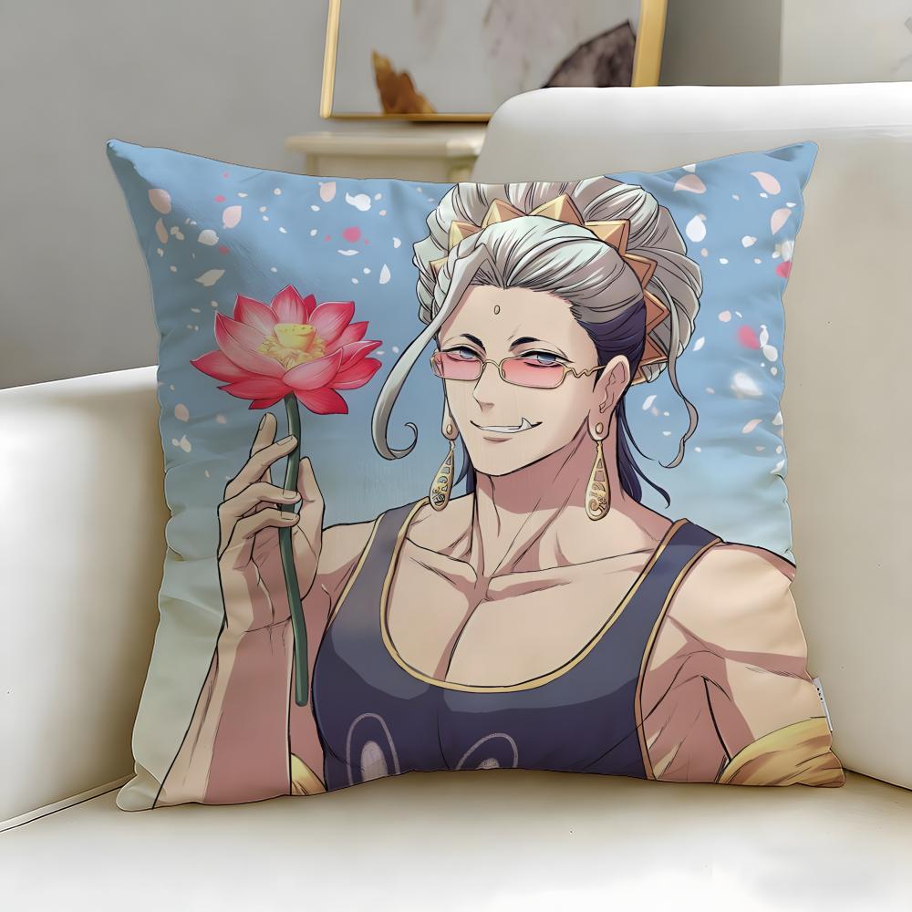 classic anime Record of Ragnarok Cushion Cover Soft  EasyWash Pillow Case  Versatile for Couch Bed Travel and Office