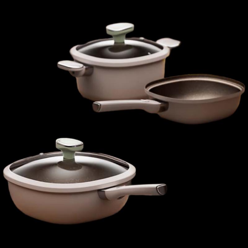 Aibofei Wabi-Sabi 3-Piece Cookware Set