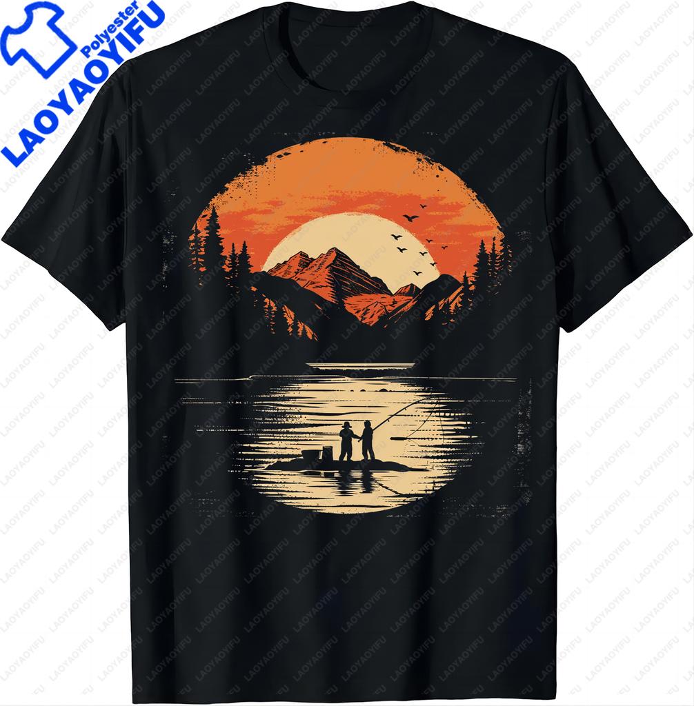 Unisexs Outdoor Activity Tshirt Enjoy Fishing MoUnisext Shirts Unisex Clothing Tops Graphic T Shirts Vintage T Shirt Streetwear