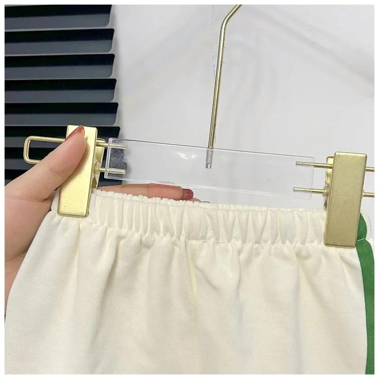 2Pcs Cartoon Bear Children Short Sleeve Shorts Sets Summer Kids Clothes Boy Girl Baby Thin Cotton Tee Tracksuits Fashion Outfits