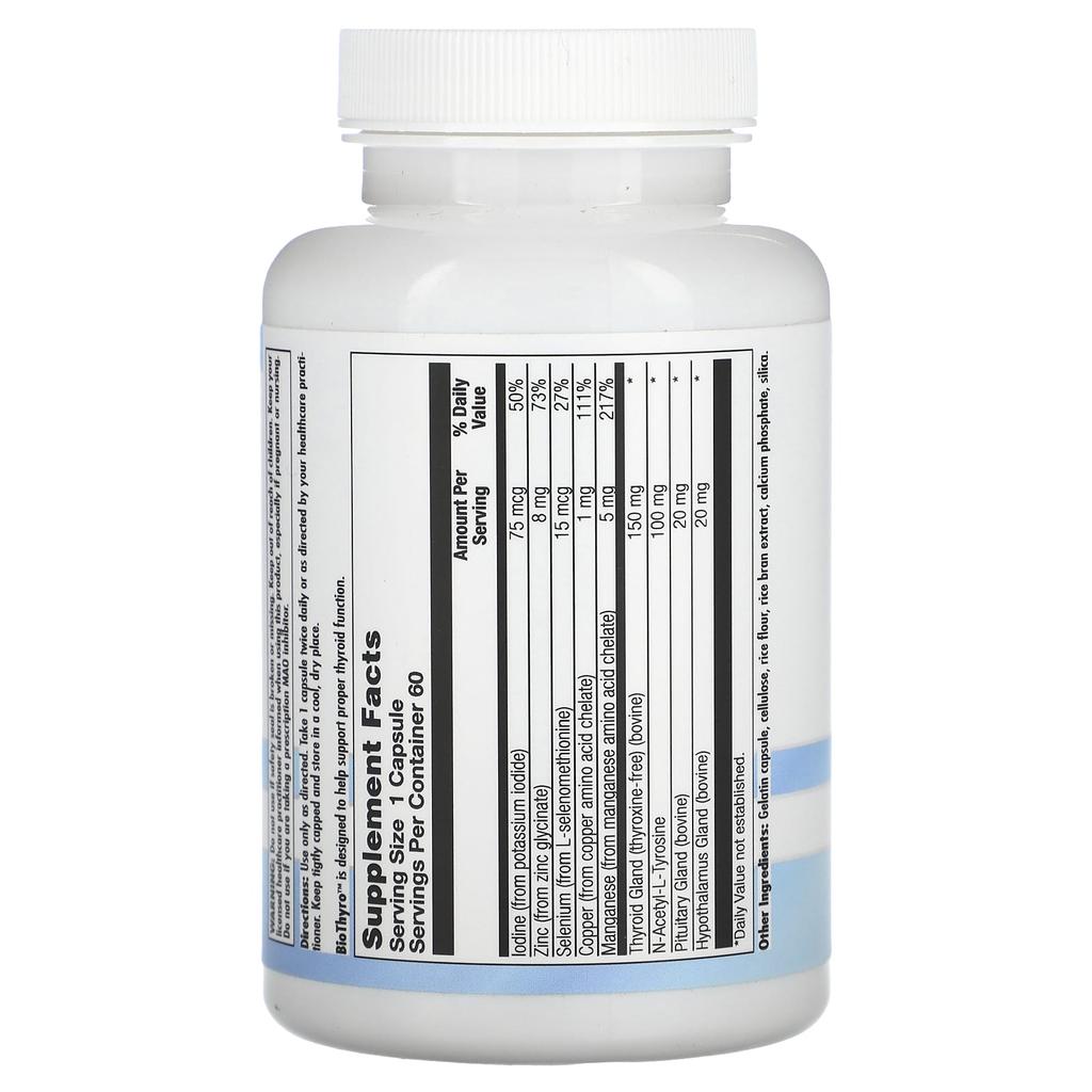 Nutra BioGenesis BioThyro, 60 Capsules