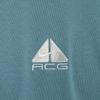 Nike Logo Embroidered Crew Neck Long Sleeve T-Shirt Men Tops Blue Green DR7753-379