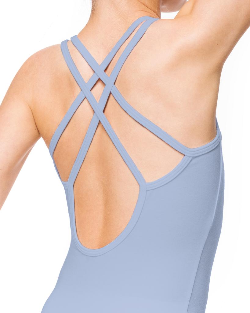 Body Julia Baletowe Do Tańca Gimnastyki Rytmiki Błękitne 98/104