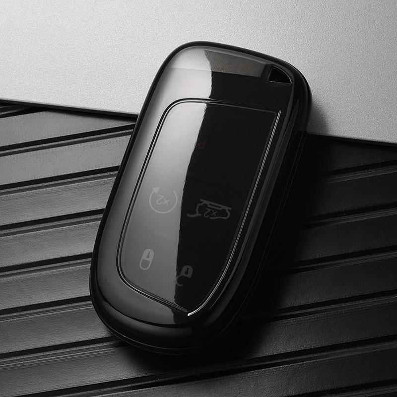 

Key Cover Shell Compatible with Jeep Compass, Grand Commander, Cherokee, Renegade