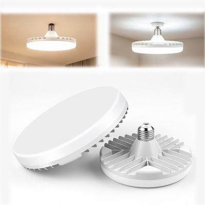 Wide Angle Flying Saucer Lamp PVC Ceiling Bulb Durable LED Light Bulb  Workshop Lighting