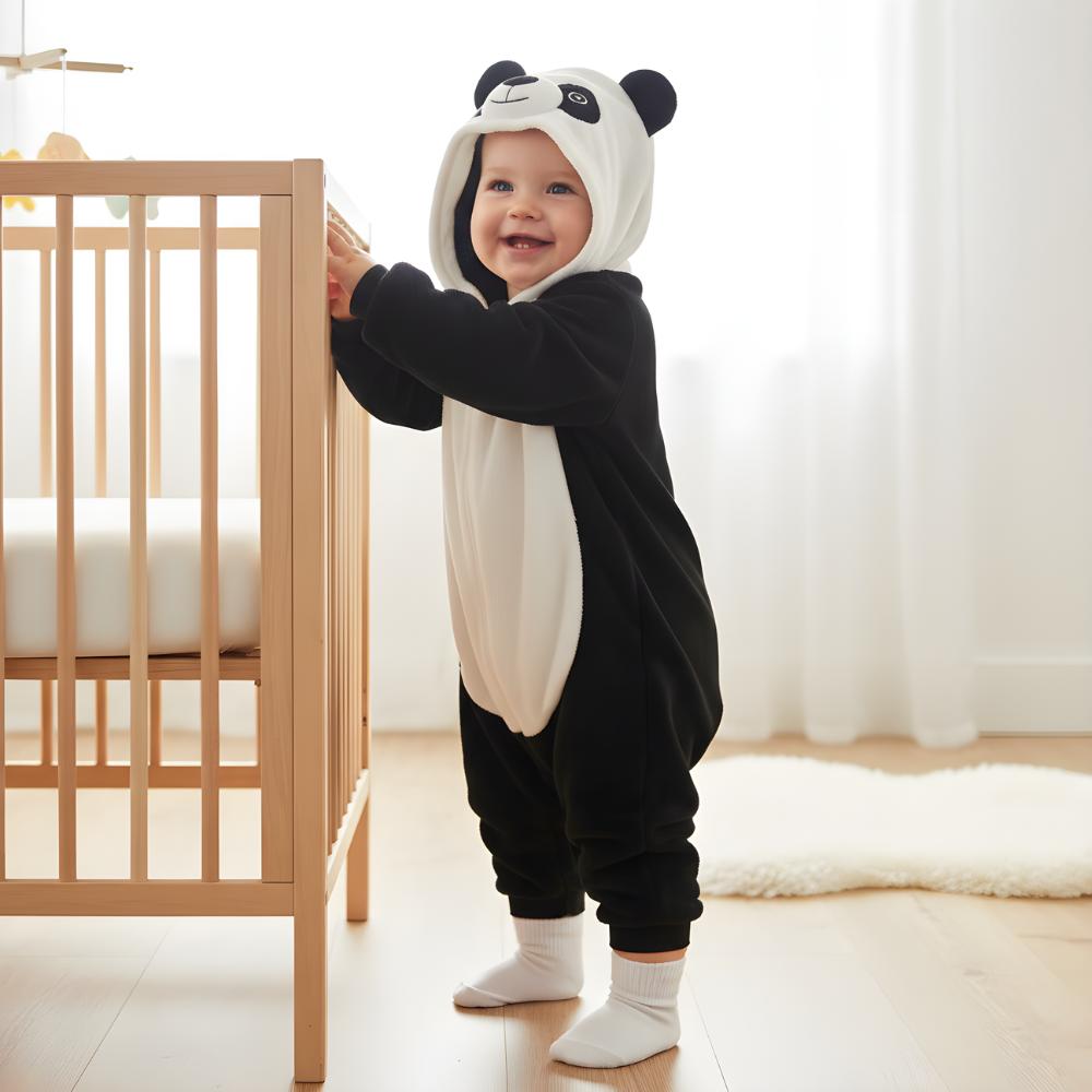 Piżama Onesie Kostium Przebranie Śpiochy Panda Niemowlę 120: 96-104 Cm