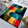 1PC Colorful Geometric Art Pattern Carpet for Living Room Bedroom Bedside Sofa Floor Mat Modern Home Decor Area Rug Large Size