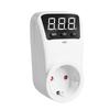 HLP02 Digitaler Automatischer Spannungsregler Steckdose 230V 16A LCD-Anzeige Überspannungsschutz Steckdose Überstrom Spannungsrelais Schutzsteckdose