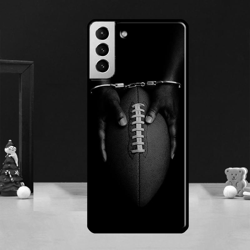 Rugby Ball Fundas For Samsung Galaxy S23 S20 FE S21 FE S22 Ultra Note 20 S10e S8 S9 S10 Note 10 Plus Case