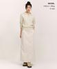 Musinsa Standard Woman 11W Corduroy Maxi Skirt [Cream]