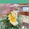 Cute Pineapple Puff Bear Plush Toy Keychain Soft Furry Companion For All Ages