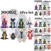 Hot Selling Ninja Series Building Blocks Toy A025-032 Diy Plastic Construction Export Type