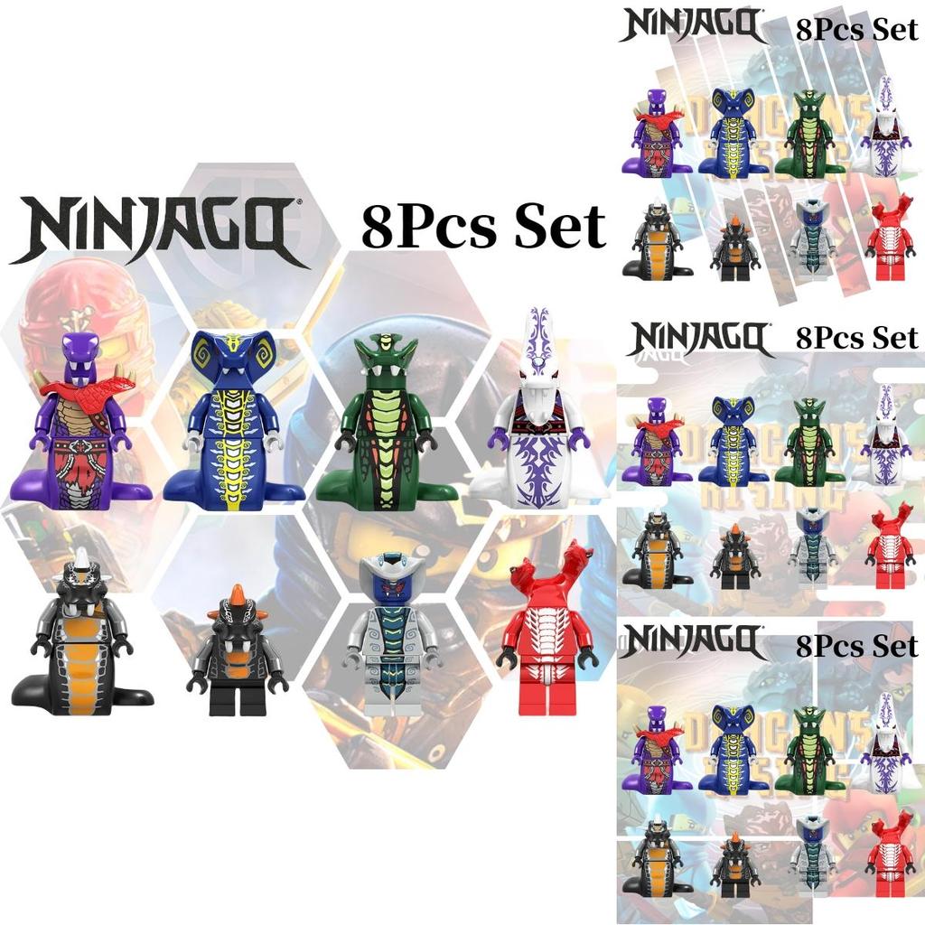 Hot Selling Ninja Series Building Blocks Toy A025-032 Diy Plastic Construction Export Type