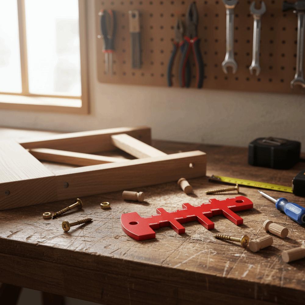 Aluminum Construction Table Height Gauge Precise Measurement Solid Standing Woodworking Measuring Tools From 3 To 26mm