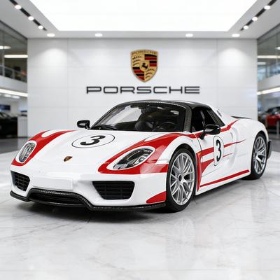 Bburago 1:24 Porsche 918 Weissach Alloy Car Diecasts & Toy Vehicles Car Model Miniature Scale Model Car For Children