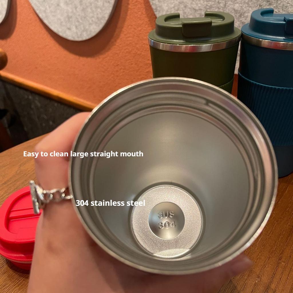 380/510ML Stainless Steel Thermal Cup Car Coffee Cup Insulated Flask Water Tumbler for Outdoor Sports Cold and Heat Thermal Mug