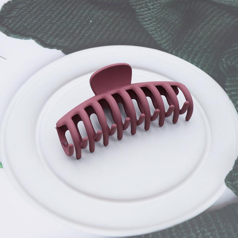 Nuova Pinza Artiglio Monocolore per Donna Pinze per Capelli Grandi Opache Pinza per Coda di Cavallo Pinze a Granchio Eleganti Accessori per Capelli da Donna
