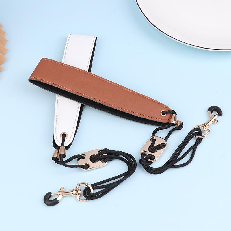 Neuer Saxophon Gurt Nacken Ledergurt Saxophon Lanyard Für Erwachsene Kinder Sopran Tenor Alt Bariton Saxophon Musikinstrument