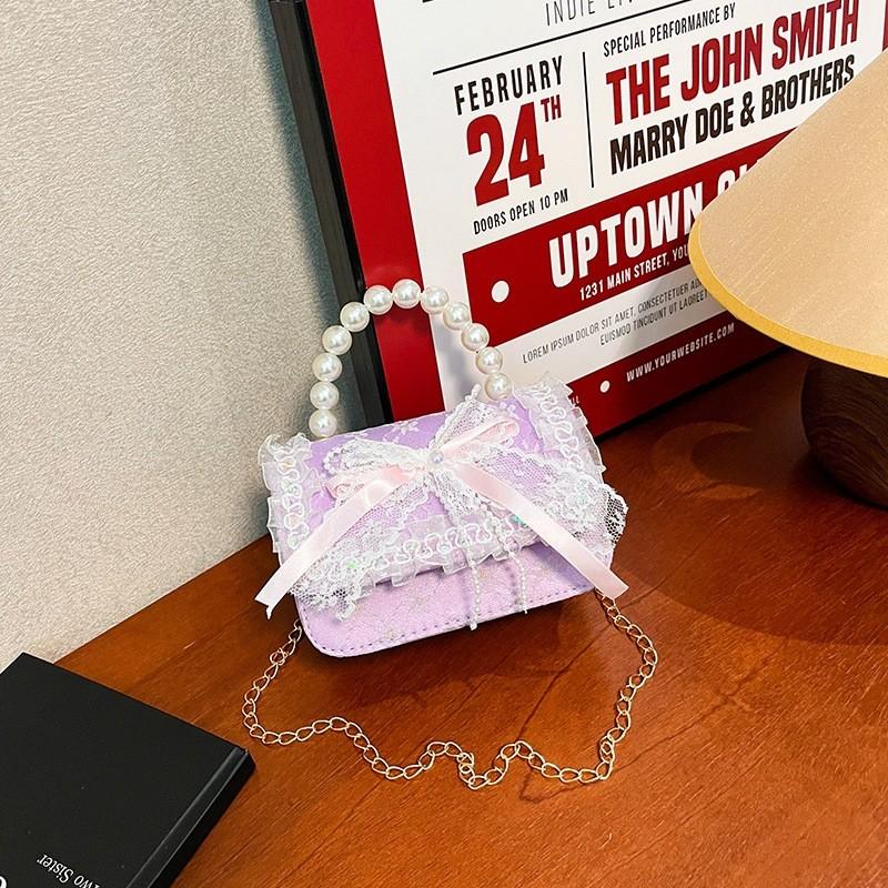 Handbag Small Girls Pu Material Kids Cute Designer Mini Shoulder Bag School For