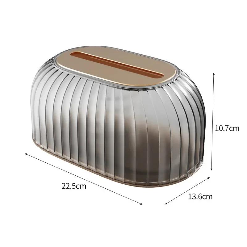 Nordic Style Restaurant Tissue Box Simple Napkin Holder Lifting Drawer Box Spring Support Home Living Room Coffee Table Storage