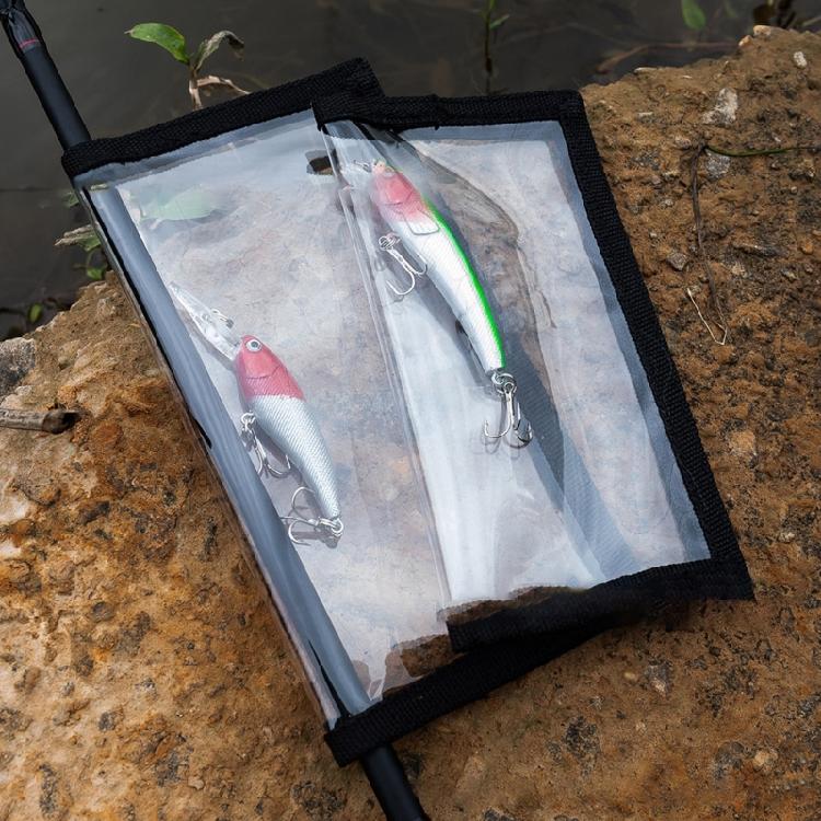 Clear PVC Fishing Lure Cover Fishing Lure Wrap Protective Fishing Hook Cover Fishing Crankbaits Spoons Fishing Baits Bag