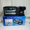 4-in-1 Electric Breakfast Maker: Grill, Fry, Boil & Toast