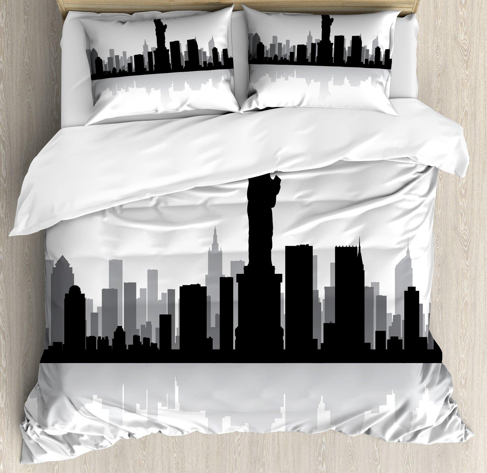 

New York City Golden Arches Bridge 3D Print Bedding Set Cozy Duvet Cover King Queen Twin Single Size Birthday Gift Bedroom Decor EU Single 135x200cm
