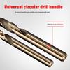 10Pcs/Set Hss M35 Cobalt Drill Bits 1-3Mm For Metal/Stainless Steel - High-Speed Steel Cobalt Coated Drill Bits With Enhanced