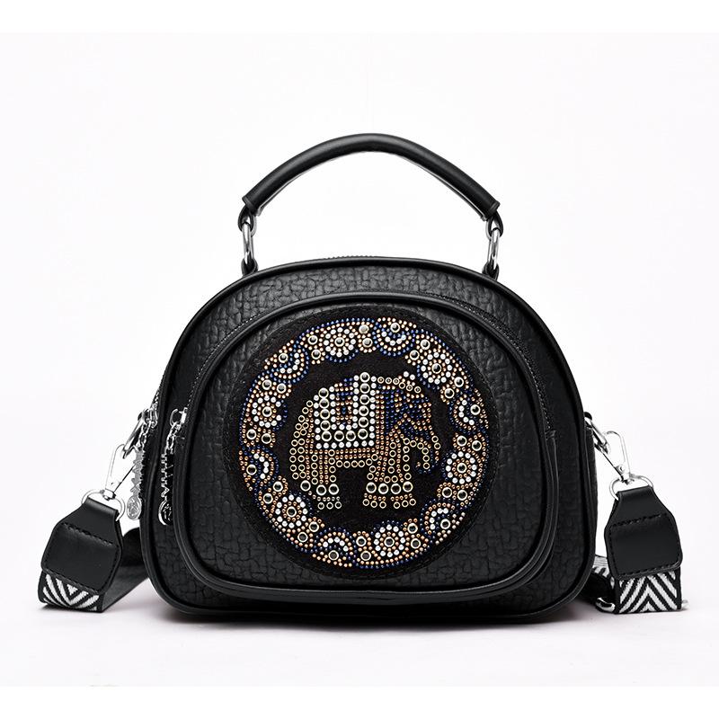 New Rivet Elephant Pattern Bag High-end Niche Mother Bag Fashionable Versatile Change Mobile Phone Bag Crossbody