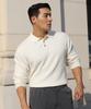 BOASTFIT Semi-Muscle Fit Cable Collar Neck Long Sleeve Knit