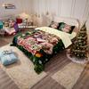 3-teiliges Weihnachten K-Pop Dämonenjäger Bedrucktes Chipless Bettwäscheset Mehrere Größen Schlafzimmer Bettwäsche Dekoration Maschinenwaschbar