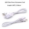 Kunststoff 10ft LED Röhre Stromverlängerungskabel Weiß LED Leuchten Verlängerungskabel Elektriker