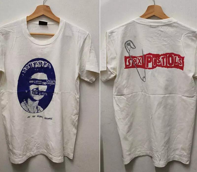 Gott schütze... Sex Pistols' T-Shirt 2-seitiges Kurzarm-T-Shirt Unisex