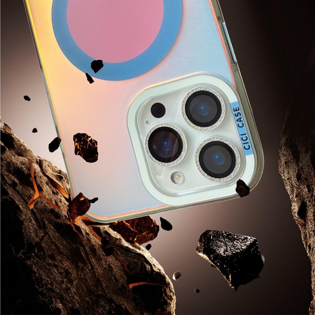 Luxusní Módní Matné Měnící Barvu Magsafe Pouzdra na Telefon pro iPhone 17 Air 16 15 Pro Max 14 13 Magnetický Kryt pro Bezdrátové Nabíjení