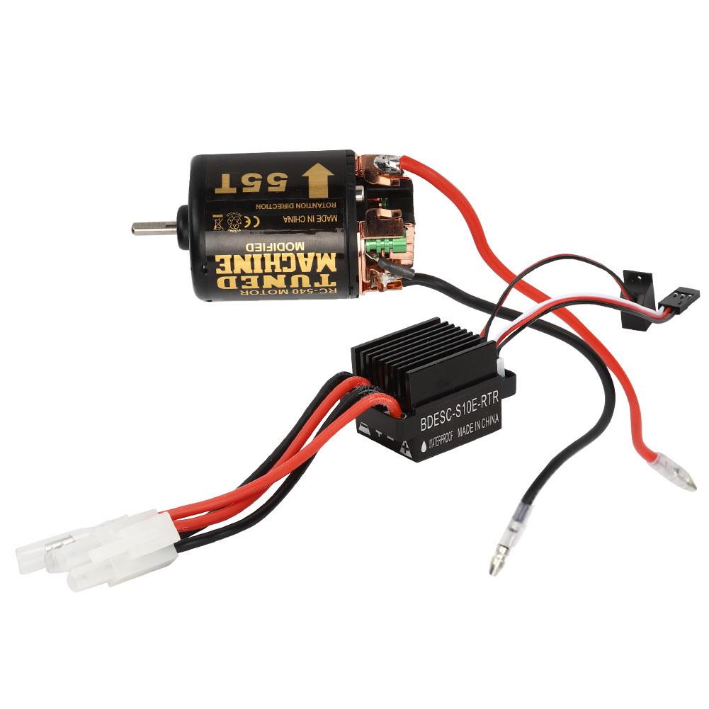 RC model auta univerzální 540 kartáčový motor s 320A kartáčem ESC RC díly Příslušenství55T