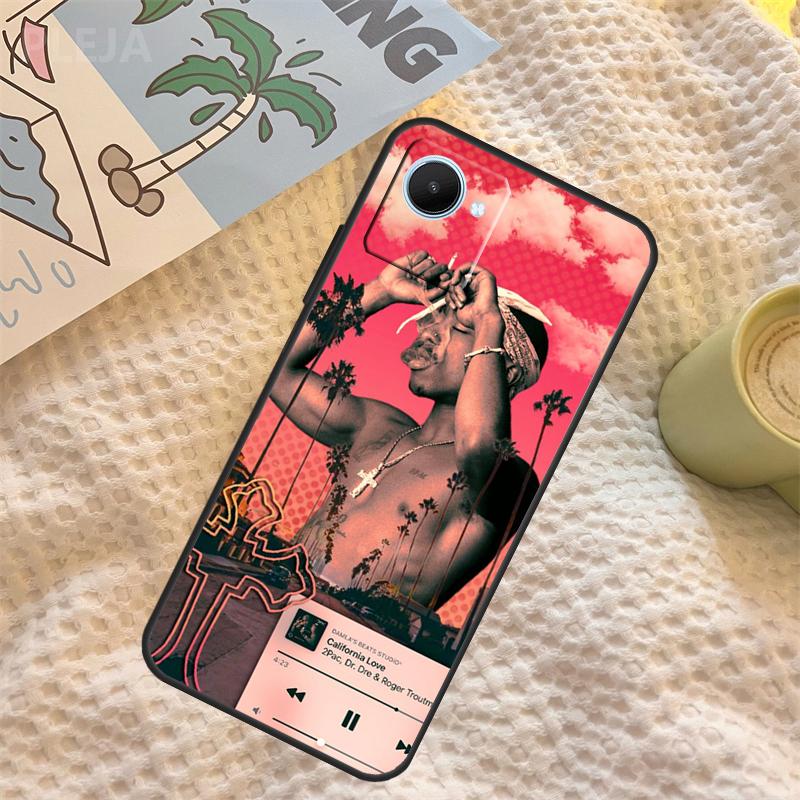

2Pac Makaveli Tupac Amaru Shakur Case For Realme GT6 GT7 Pro C67 C65 C63 C61 C55 C53 C51 C35 C71 C75 11 12 13 14 15 Pro Plus Realme C55