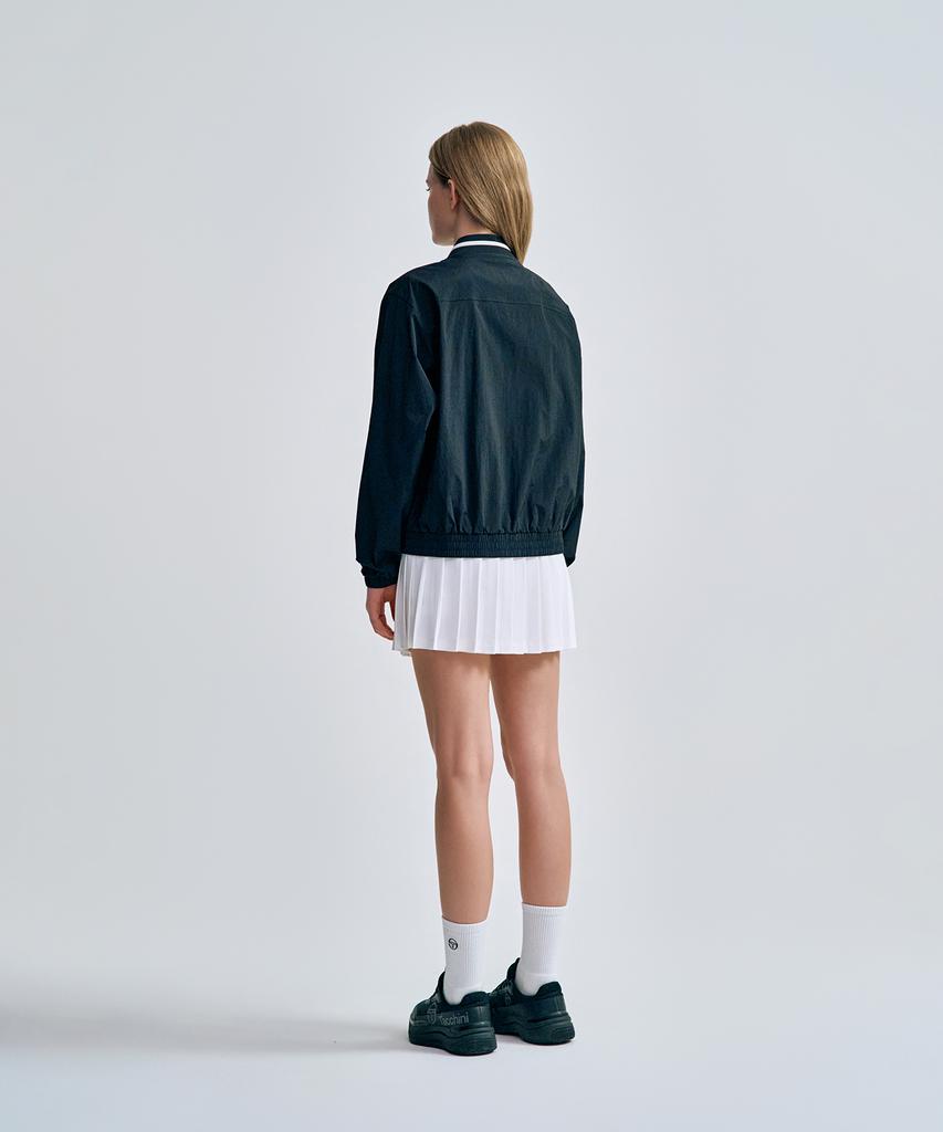 Sergio Tacchini U Light Stretch Varsity Jacket (Black)
