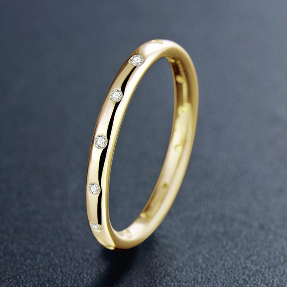S925 Sterling Silver Simple Ring for Couples Thin Band Stylish European Accessory