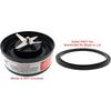 Blendin Replacement Gasket, Compatible with Nutribullet RX 1700W NB-301, N17-1001 Blenders Blade and Stay Fresh Lids (2 Pack)