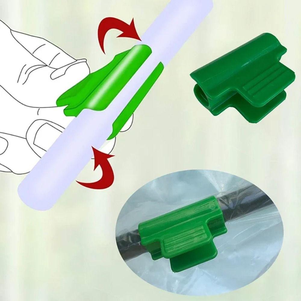 10Pcs Shading Frame Support Greenhouse Film Clamps Shed Row Cover Garden Tarpaulin Clamp