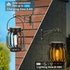 Upgrade Solar Lantern Outdoor Lights Metal Solar Hanging Lamp Vintage Wall Lights Waterproof Fence Garden Yard Patio Decor