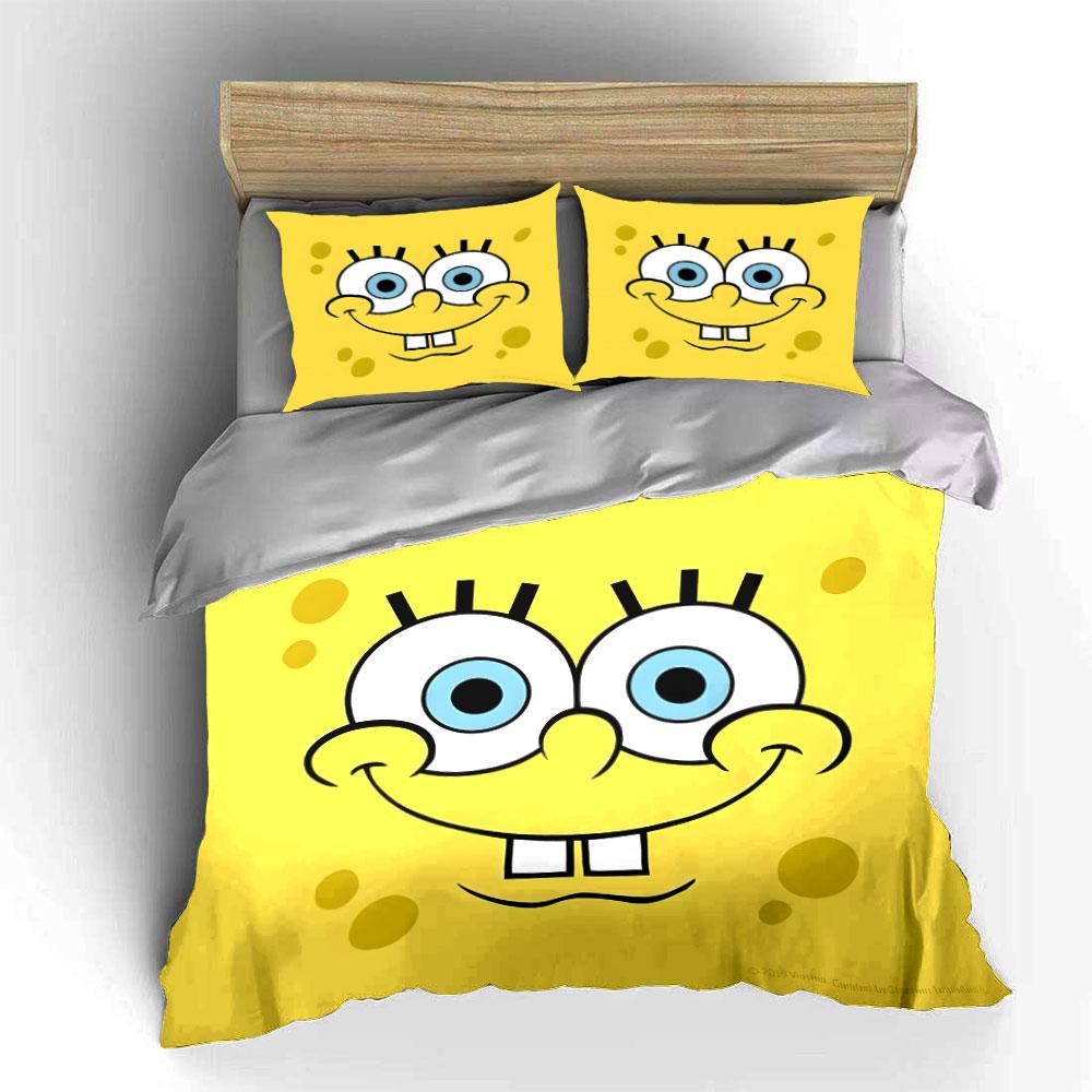 Yellow Face with Eyes. Bedding Sets Duvet Cover Sets Duvet Covers Pillowcases(1 * Duvet Cover 2 * Pillowcases, Without Duvet Insert)