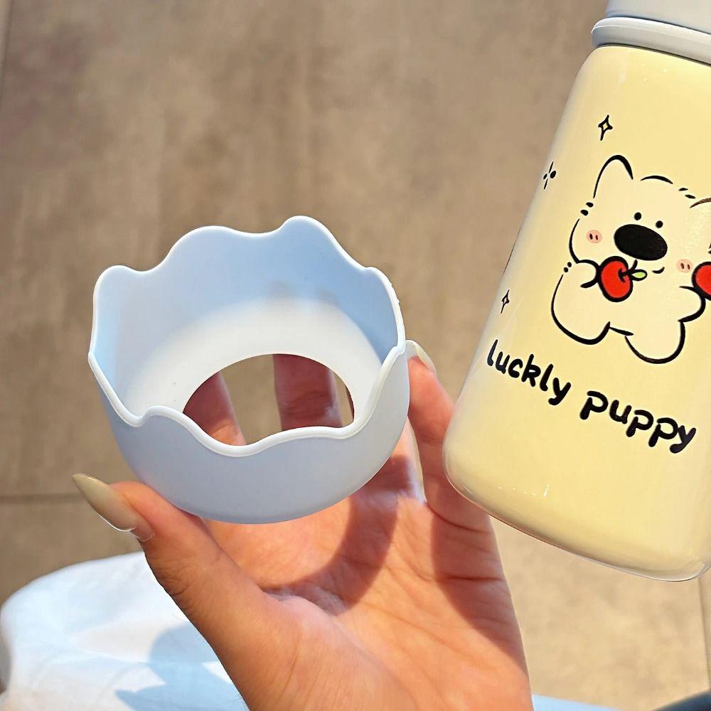 300ML Stainless Steel Thermal Flask Portable Travel Tumbler Cute Coffee Cup Students