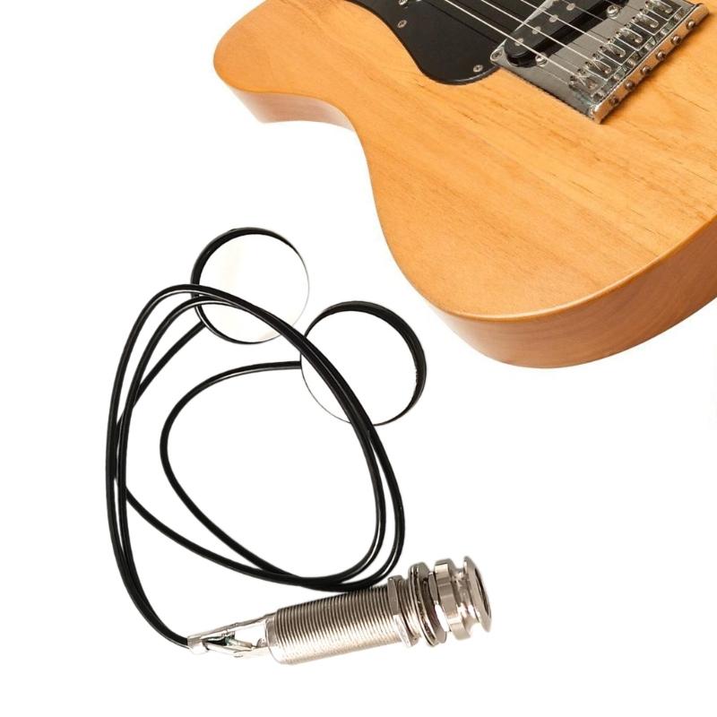 6.35mm Self Adhesive Microphone Pickup For Guitar Violin Banjo Mandolin Ukulele