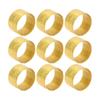 20pcs Adjustable Ring Finger Protector Thimble Gold Metal Thumb Thimble Sewing Thimble  Hand Sewing